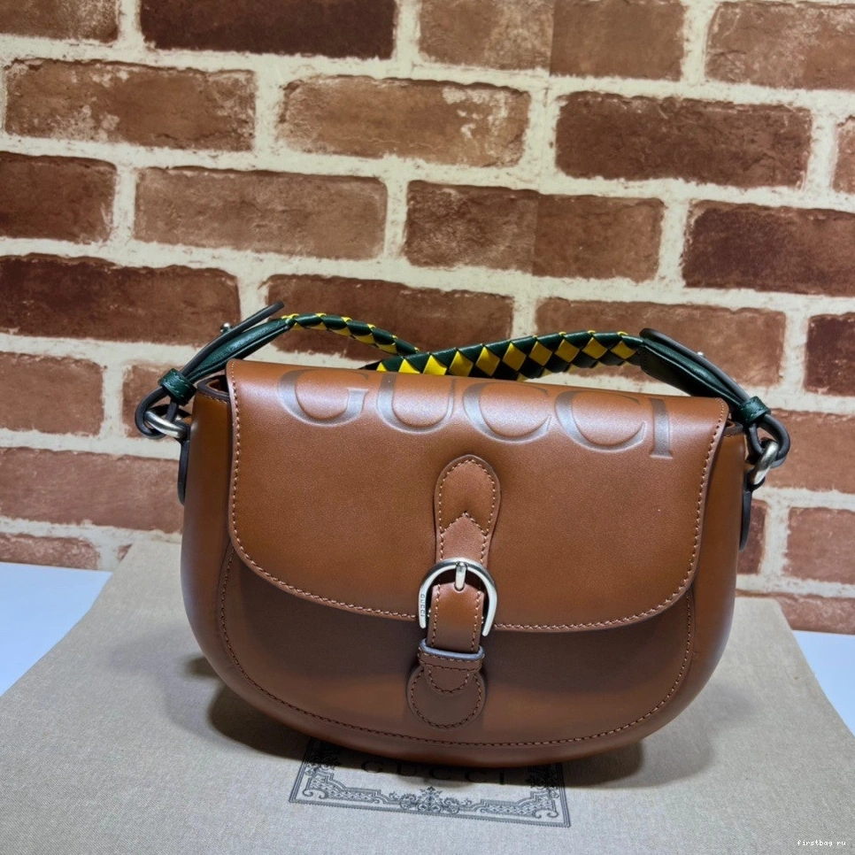 with bag Gucci shoulder logo Small 0819